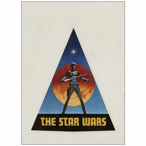 575: Unused Sticker (2" x 2.5"); Very Fine+ ### STAR WARS: A NEW HOPE (1975)