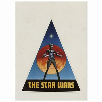 575: Unused Sticker (2" x 2.5"); Very Fine+ ### STAR WARS: A NEW HOPE (1975)