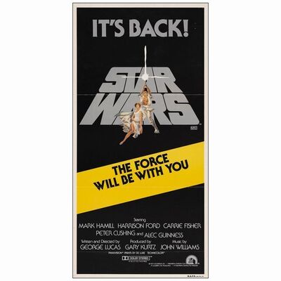 576: Australian Daybill (13.25" x 27"); Very Fine- Folded ### STAR WARS: A NEW HOPE (R-1981)
