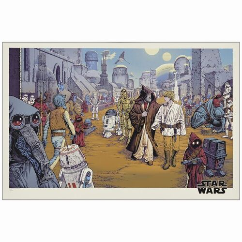 578: Art Print (24" x 36") Bluesky Spaceport Variant; "We Must be Cautious," 35/175; Near Mint Rolled ### STAR WARS: A NEW HOPE (2021)
