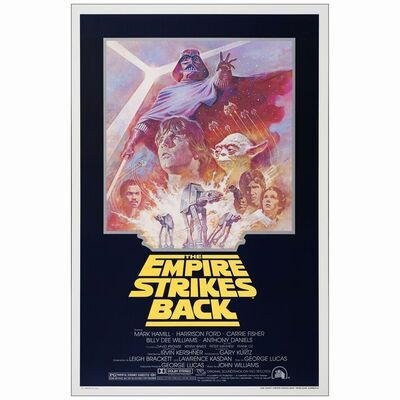 579: One Sheet (27" x 41"); Howard Kazanjian Collection; Near Mint Rolled ### STAR WARS: THE EMPIRE STRIKES BACK (R-1981)