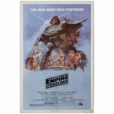 580: One Sheet (27" x 41"); Very Fine Folded ### STAR WARS: THE EMPIRE STRIKES BACK (1980)
