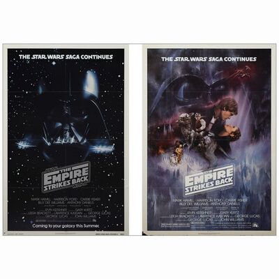 581: One Sheets (2) (27" x 41"); Style A and Advance; Fine+ Folded ### STAR WARS: THE EMPIRE STRIKES BACK (1980)