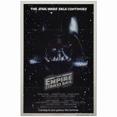 582: One Sheet (27" x 41"); Very Fine- Folded ### STAR WARS: THE EMPIRE STRIKES BACK (1980)