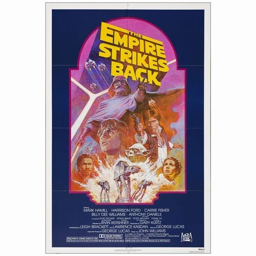583: One Sheet (27" x 41"); Near Mint Folded ### STAR WARS: THE EMPIRE STRIKES BACK (R-1982)