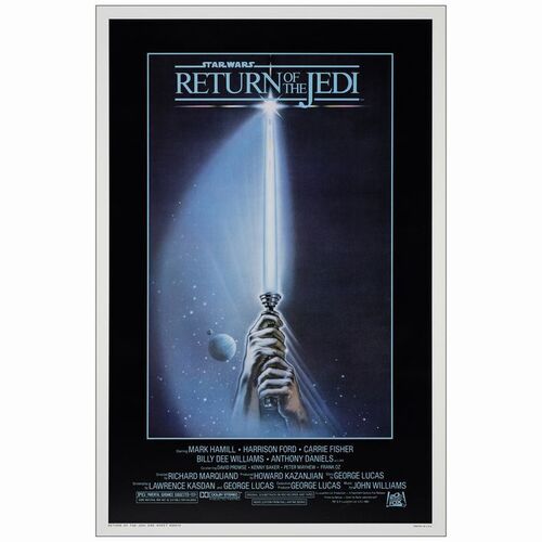 588: One Sheet (27" x 41"); Style A; Near Mint Rolled ### STAR WARS: RETURN OF THE JEDI (1983)