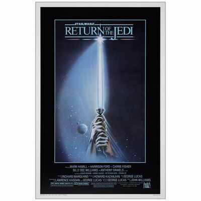 588: One Sheet (27" x 41"); Style A; Near Mint Rolled ### STAR WARS: RETURN OF THE JEDI (1983)
