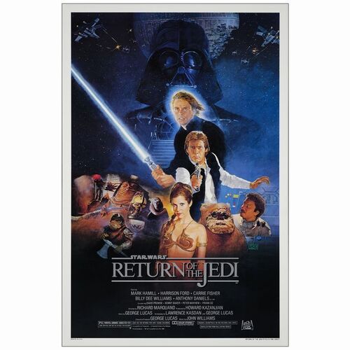 589: One Sheet (27" x 41"); Style B; Howard Kazanjian Collection; Near Mint Rolled ### STAR WARS: RETURN OF THE JEDI (1983)