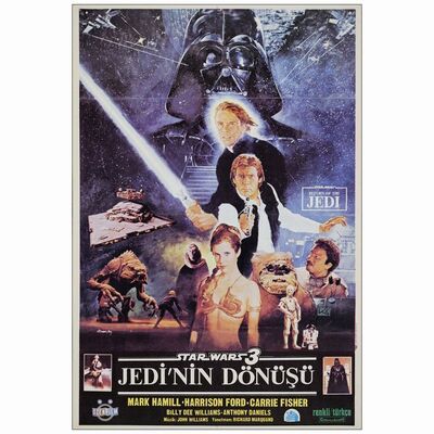 592: First Release Turkish One-Sheet (27" x 39.50"); Very Fine+ Rolled ### STAR WARS: RETURN OF THE JEDI (1986)