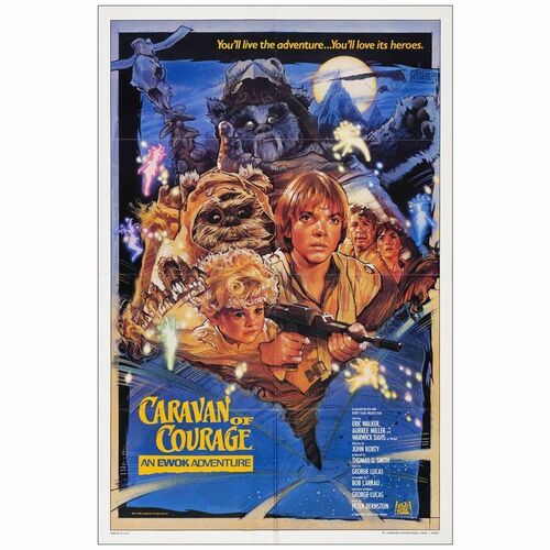 597: One Sheet (27" x 41" ); F; Very Fine+ Folded ### CARAVAN OF COURAGE: AN EWOK ADVENTURE (1984)