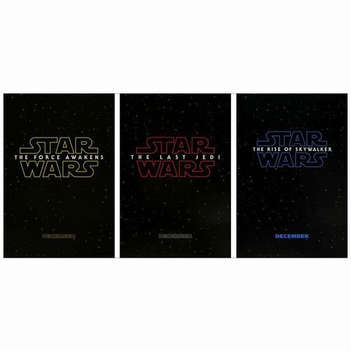 598: One Sheets (3) (27" x 40"); Very Fine+ Rolled ### STAR WARS: SEQUEL TRILOGY (2015-2019)