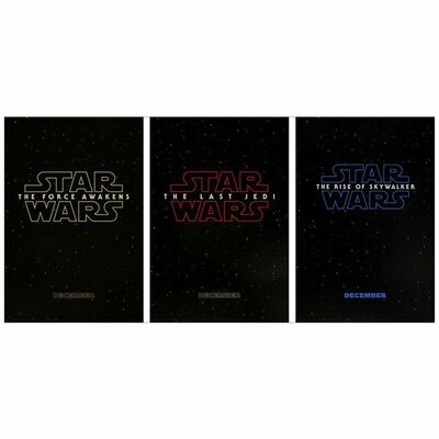 598: One Sheets (3) (27" x 40"); Very Fine+ Rolled ### STAR WARS: SEQUEL TRILOGY (2015-2019)