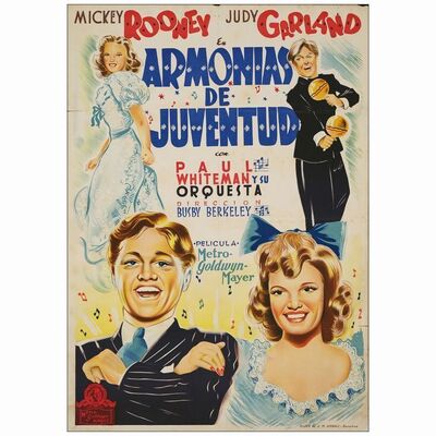 602: Spanish One Sheet (27" x 38.5"); Very Fine- Folded ### STRIKE UP THE BAND (1940)