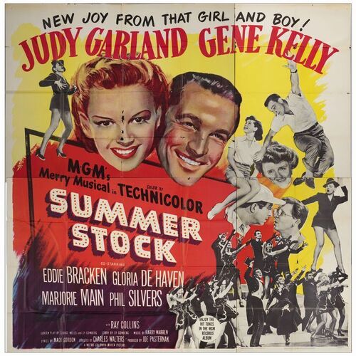 604: Six Sheet (81" x 81"); Fine Folded ### SUMMER STOCK (1950)