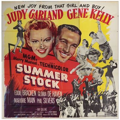 604: Six Sheet (81" x 81"); Fine Folded ### SUMMER STOCK (1950)