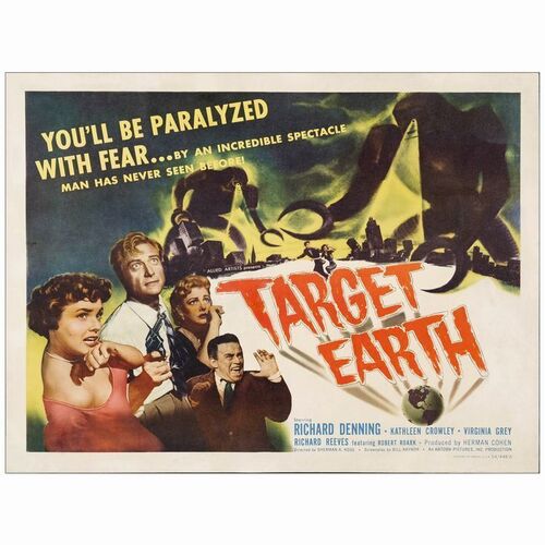 606: Half Sheet (22" x 28" ); Fine on Paper ### TARGET EARTH (1954)