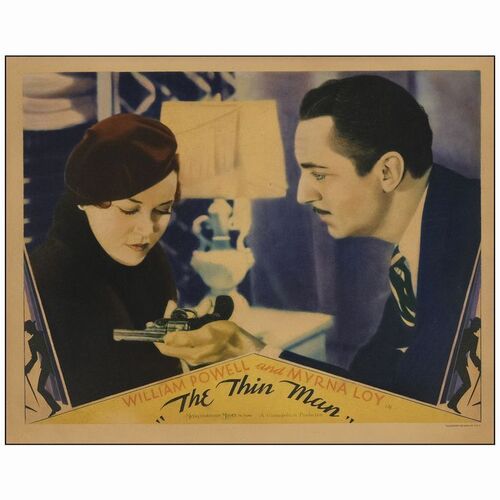 610: Lobby Card (11" x 14"); Fine+ ### THE THIN MAN (1934)