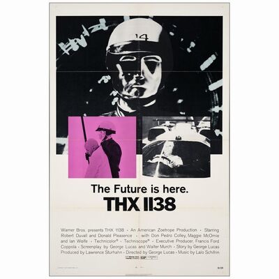 614: One Sheet (27" x 41"); Very Fine Folded ### THX 1138 (1971)