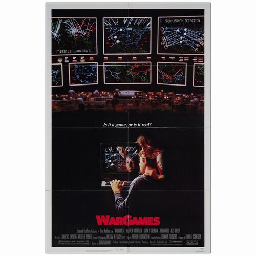 634: One Sheet (27" x 41" ); Very Fine Folded ### WAR GAMES (1983)
