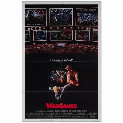 634: One Sheet (27" x 41" ); Very Fine Folded ### WAR GAMES (1983)