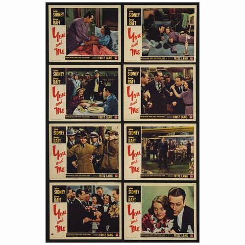 645: Lobby Card Set of (8) (11" x 14); Very Fine ### YOU AND ME (1938)