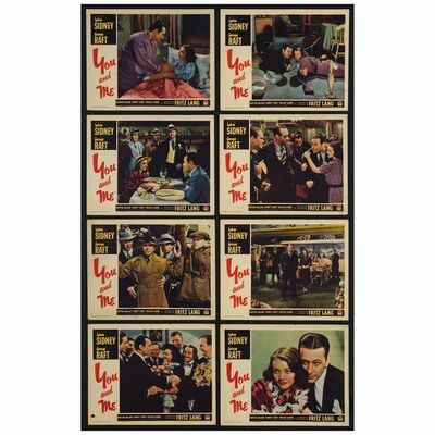 645: Lobby Card Set of (8) (11" x 14); Very Fine ### YOU AND ME (1938)