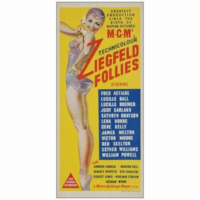 648: Australian Daybill (13.5" x 30"); Very Fine Folded ### ZIEGFELD FOLLIES (1945)