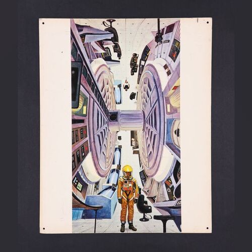 1. David Frangioni Collection: Two Mounted Oversized Stills, 1968 ### 2001: A SPACE ODYSSEY (1968)