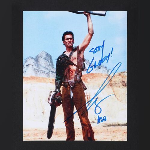22. Bruce Campbell Autographed Photo ### ARMY OF DARKNESS (1992)