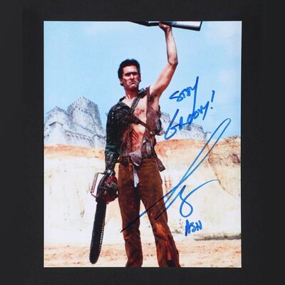 22. Bruce Campbell Autographed Photo ### ARMY OF DARKNESS (1992)