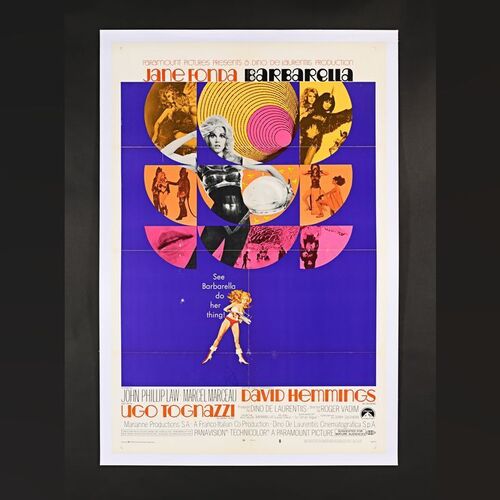 36. US One Sheet Style B - Linen-Backed, 1968 ### BARBARELLA (1968)