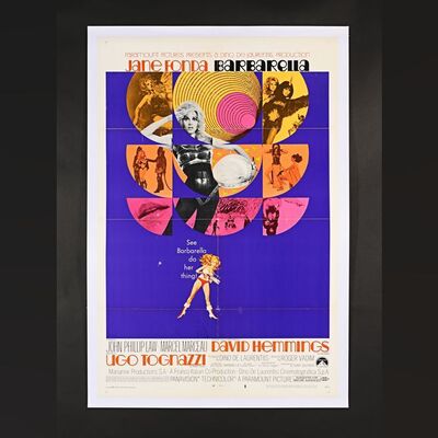 36. US One Sheet Style B - Linen-Backed, 1968 ### BARBARELLA (1968)