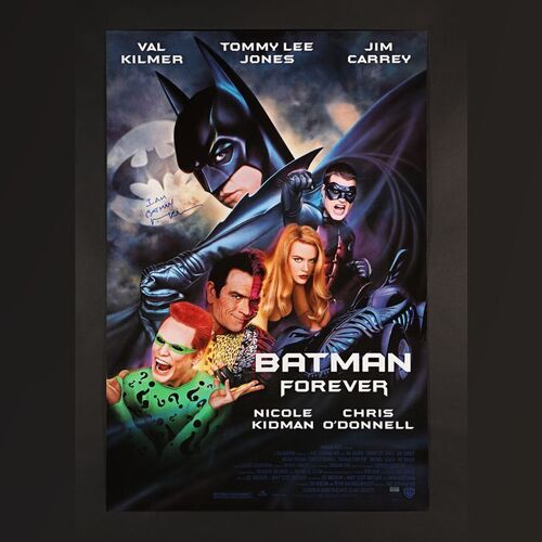 39. Val Kilmer Autographed Poster ### BATMAN FOREVER (1995)