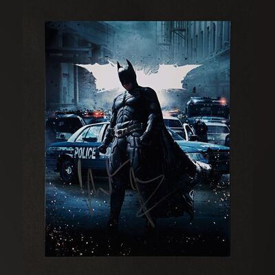 42. Christian Bale Autographed Photo ### THE DARK KNIGHT RISES (2012)