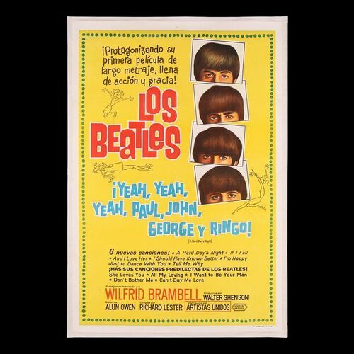 48. Argentinian Poster - Linen-Backed, 1964 ### A HARD DAY'S NIGHT (1964)