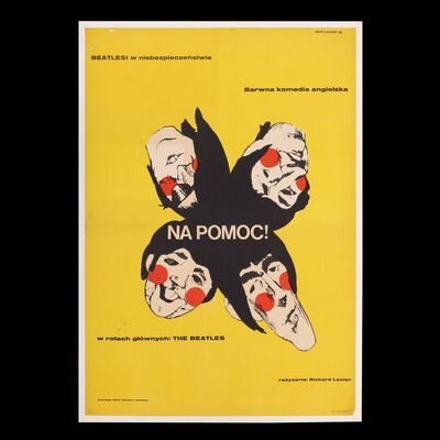 49. Polish Poster - Linen-Backed, 1967 (First Release) ### HELP! (1965)