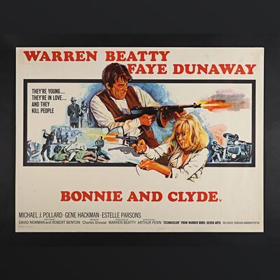 61. David Frangioni Collection: UK Quad, 1967 ### BONNIE AND CLYDE (1967)