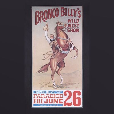 64. David Frangioni Collection: Clint Eastwood Autographed Special Promotional Poster, 1980 ### BRONCO BILLY (1980)