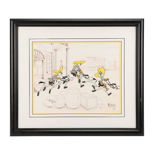 65. Signed Limited Edition Animation "Sequential Series" Drawing by Virgil Ross, circa 1990 ### BUGS BUNNY