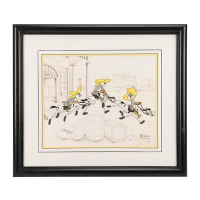 65. Signed Limited Edition Animation "Sequential Series" Drawing by Virgil Ross, circa 1990 ### BUGS BUNNY