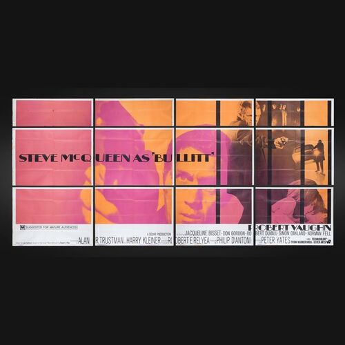 67. David Frangioni Collection: US 24-Sheet, 1968 ### BULLITT (1968)