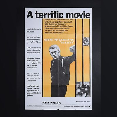 69. David Frangioni Collection: US 40 x 60 (Reviews Style), 1968 ### BULLITT (1968)