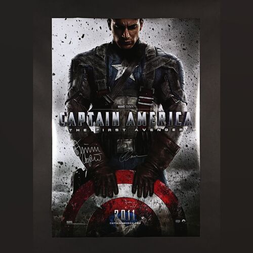 76. Chris Evans and Dominic Cooper Autographed Teaser One-Sheet, 2011 ### CAPTAIN AMERICA: THE FIRST AVENGER (2011)