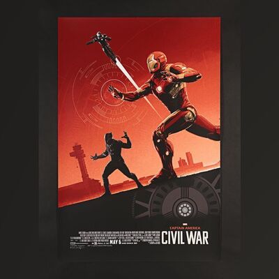 78. Set of Three Matching Hand-Numbered and Signed Limited Edition Artist Proof Prints by Matt Ferguson, 2016 ### CAPTAIN AMERICA: CIVIL WAR (2016)