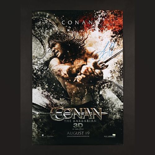 84. Jason Momoa Autographed One-Sheet, 2011 ### CONAN THE BARBARIAN (2011)