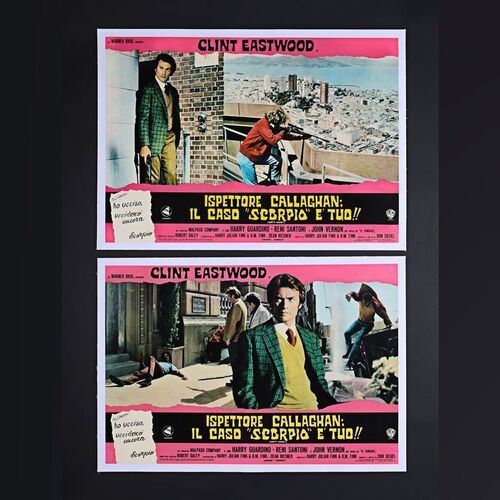 96. David Frangioni Collection: Set of Ten Italian Photobustas - Linen-Backed, 1972 ### DIRTY HARRY (1971)