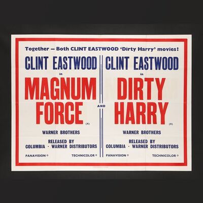 98. David Frangioni Collection: Double Bill UK Quad, 1975 ### DIRTY HARRY (1971)/MAGNUM FORCE (1973)