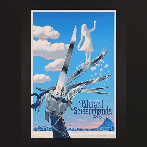 108. Hand-Numbered Limited Edition Print by Laurent Durieux, 2016 ### EDWARD SCISSORHANDS (1990)
