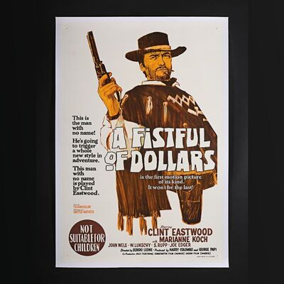 119. David Frangioni Collection: Australian One-Sheet - Linen-Backed, 1967 ### A FISTFUL OF DOLLARS (1964)