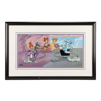 122. Framed Limited Edition Character Study Animation Cel Autographed by Jane Vander Pyl and Penny Singleton, 1997 ### THE FLINTSTONES / THE JETSONS
